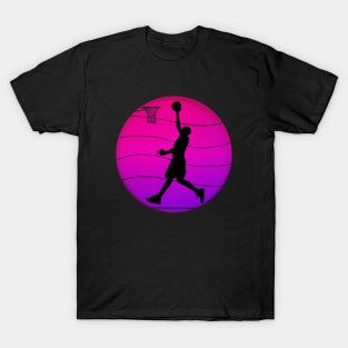 Basketball slam dunk retro vintage T-Shirt